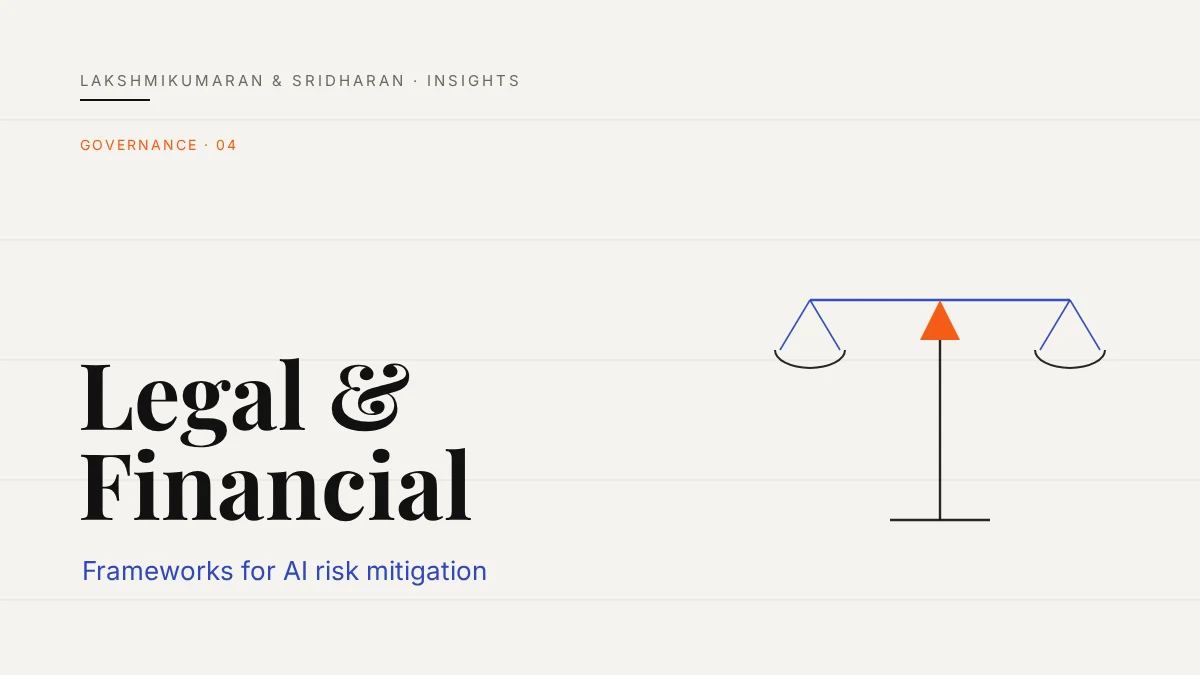 Legal and Financial Frameworks to Adopt for AI Risk Mitigation